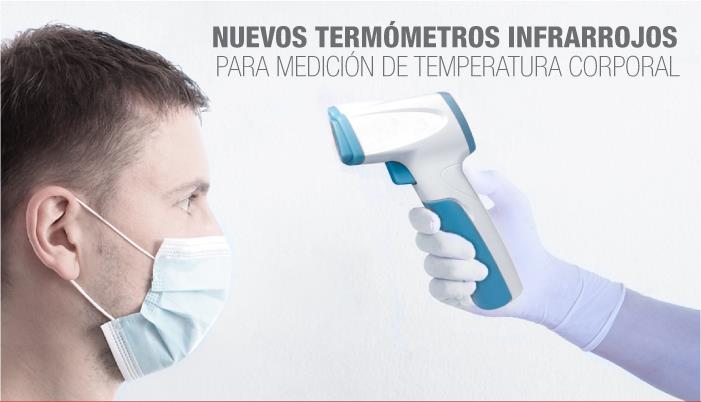 Termómetros fiebre temperatura corporal