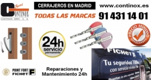 Servicio Técnico Fichet 24h en Madrid. Reparación de Puertas, Cerraduras, Cajas Fuertes…