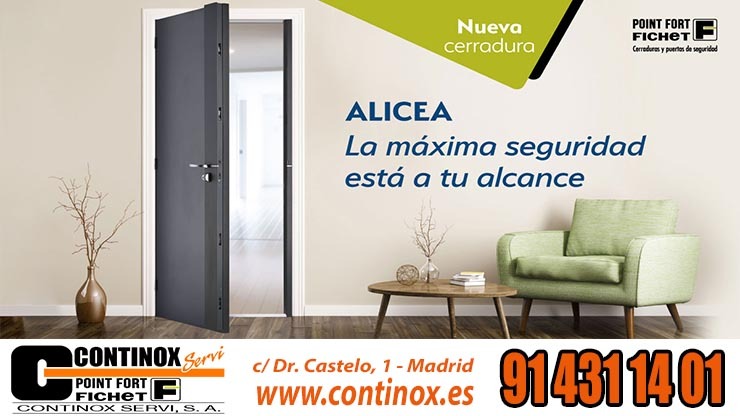 Máxima seguridad con la nueva cerradura Fichet Alicea