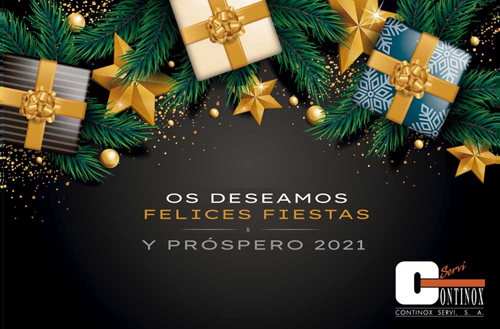 Continox les desea Felices Fiestas