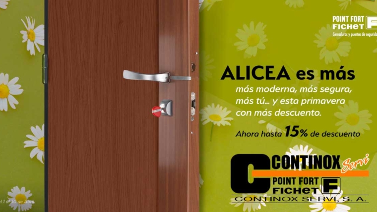 Nueva oferta: Descuento hasta 15% en Cerraduras Fichet Alicea