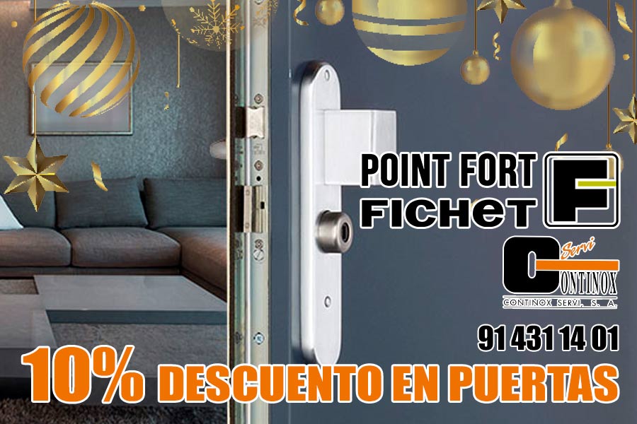 Descuento Navidad 10% en Puertas Fichet