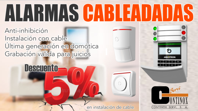 Descuento 5% en Sistemas de Alarmas