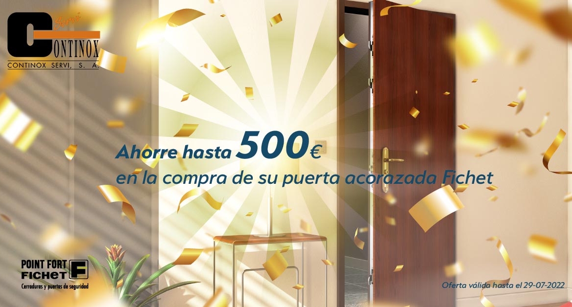 Oferta Plan Renove de Puertas Fichet hasta 500€