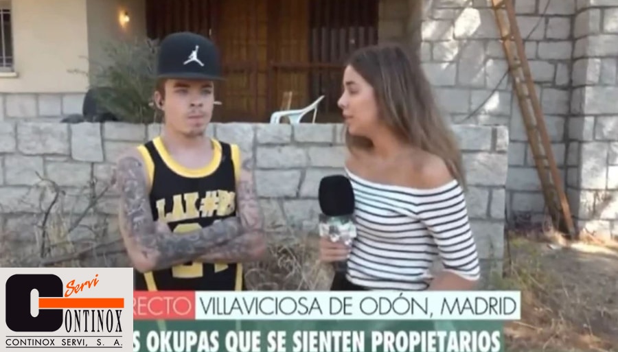 La indignante entrevista al «estresado» okupa de un chalet