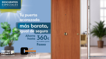 Ahorra hasta 360€ en Puertas Fichet Foxeo