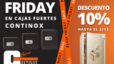 Black Friday en Cajas Fuertes Continox Descuento 10%