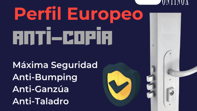 Nueva Cerradura Continox Perfil Europeo