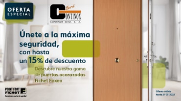 Oferta 15% descuento en puertas Fichet Foxeo