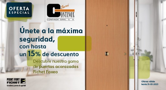 Oferta 15% descuento en puertas Fichet Foxeo