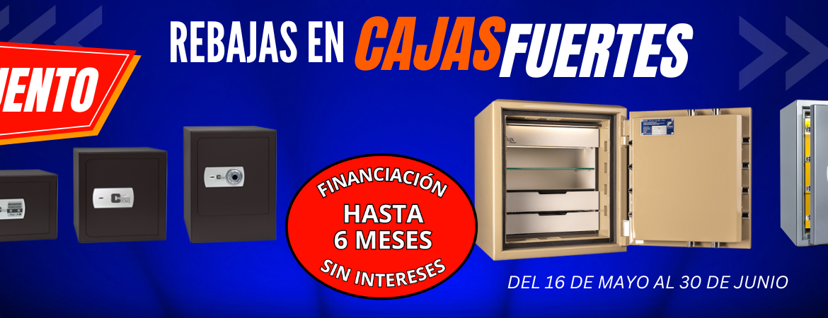 Oferta 15% de descuento en Cajas Fuertes Continox