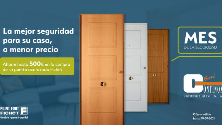 Ofertas Puertas Fichet Foxeo y Stylea – Mes de la Seguridad
