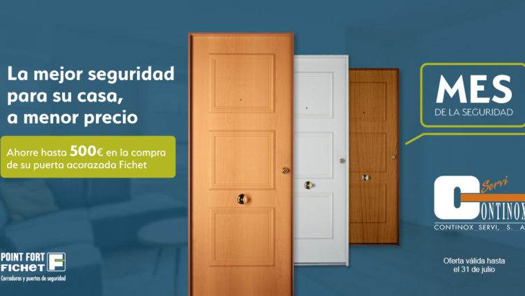 Ofertas Puertas Fichet Foxeo y Stylea – Mes de la Seguridad