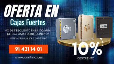 Oferta Especial 10% Descuento en Cajas Fuertes