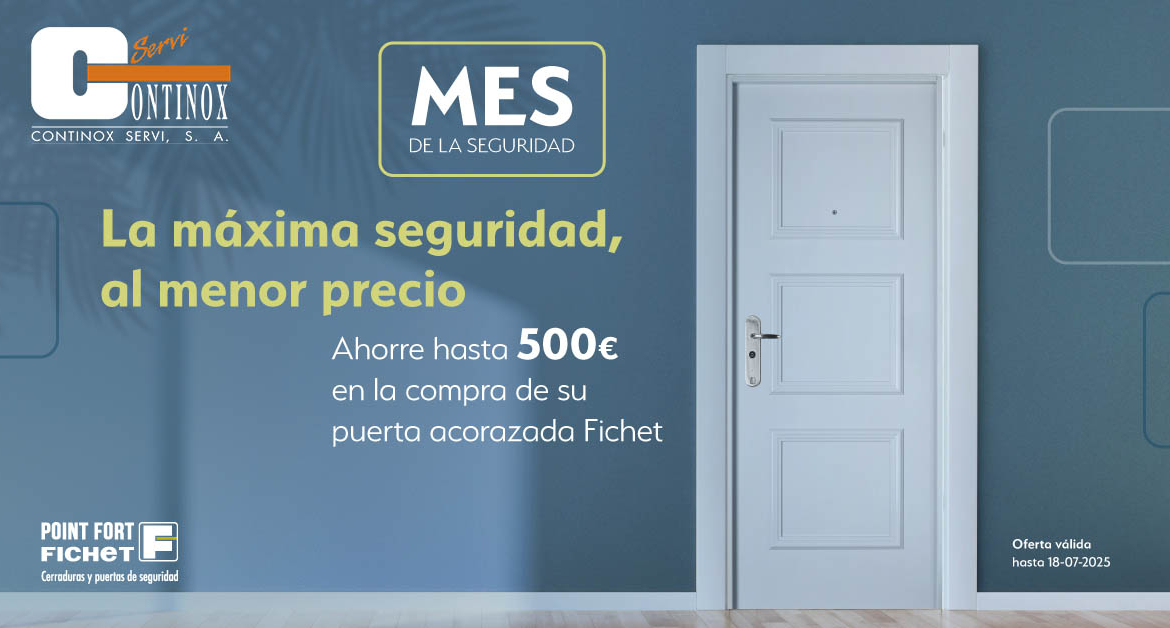 Ofertas Puertas Fichet Foxeo y Stylea en el Mes de la Seguridad