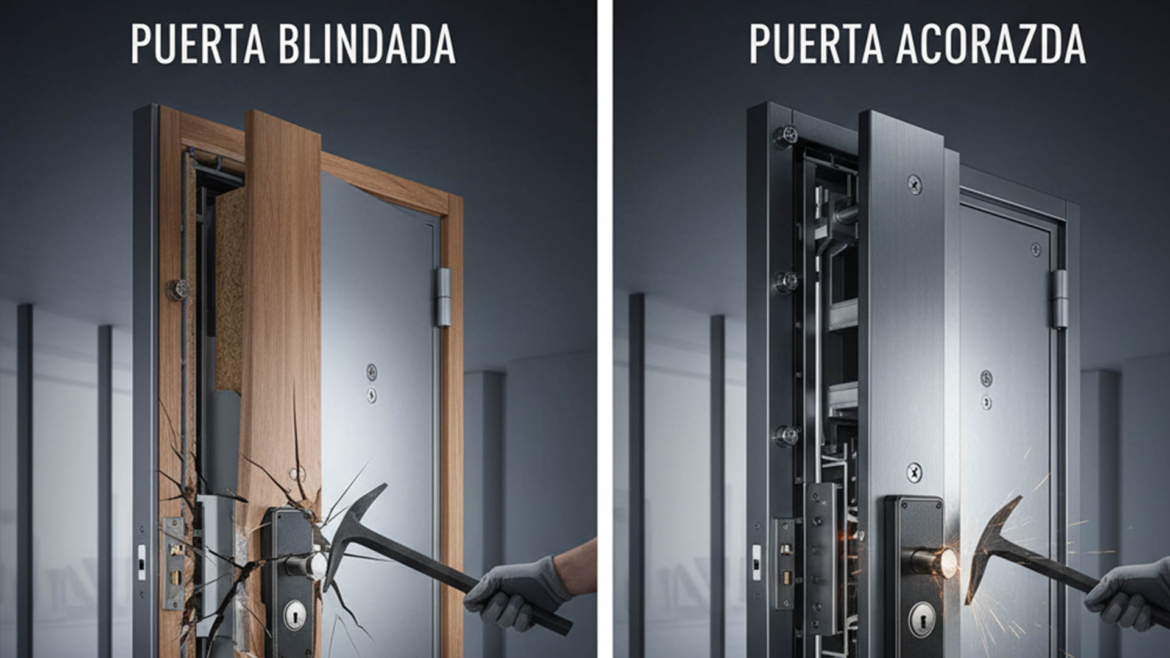 ¿Puerta Acorazada o Puerta Blindada? No te Dejes Engañar